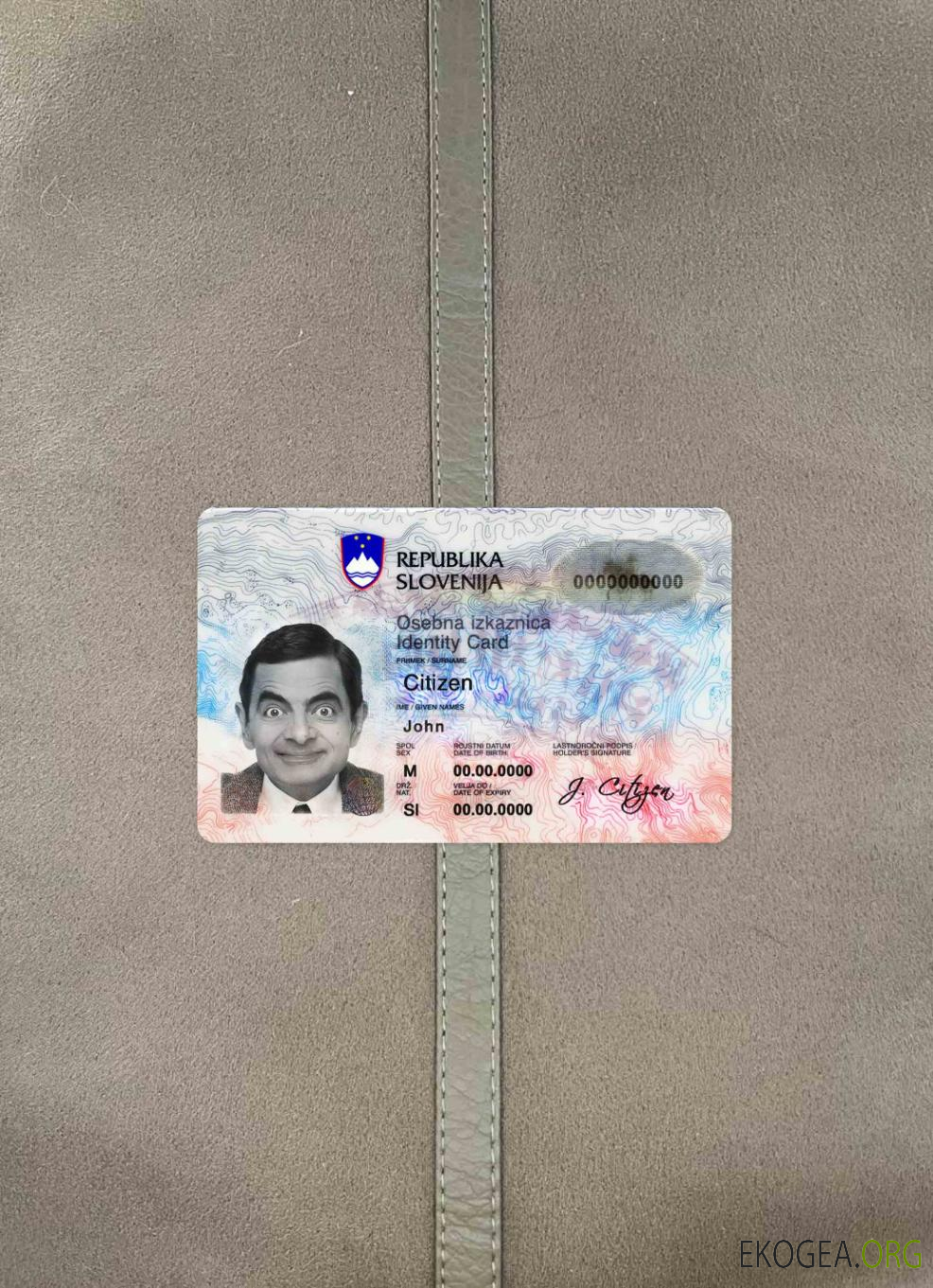 Photolook d'identité de Slovénie AVANT